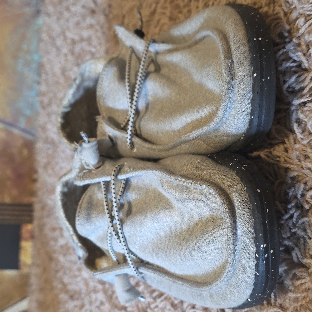 Hey Dude Womens Gray Slip On